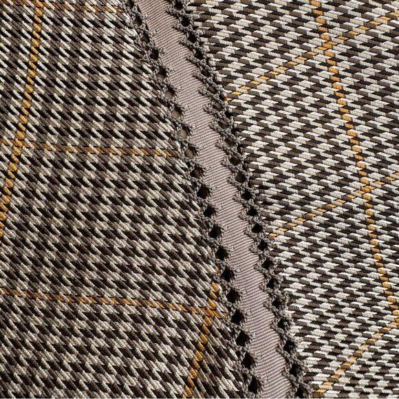 Ralph Lauren Collection 2017 Ramona Brown Multi Houndstooth Dress - Picture 9 of 16